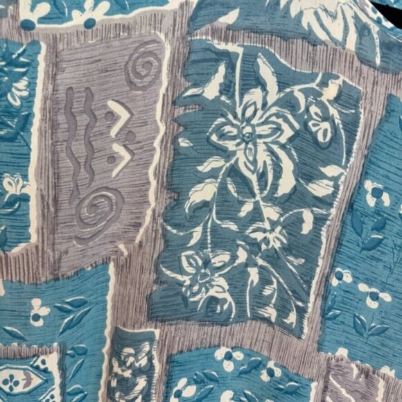 Kantha Bae Womens Blue Floral Silk Day Dreamer Mini Dress Free Size Boho Indie - Picture 3 of 16